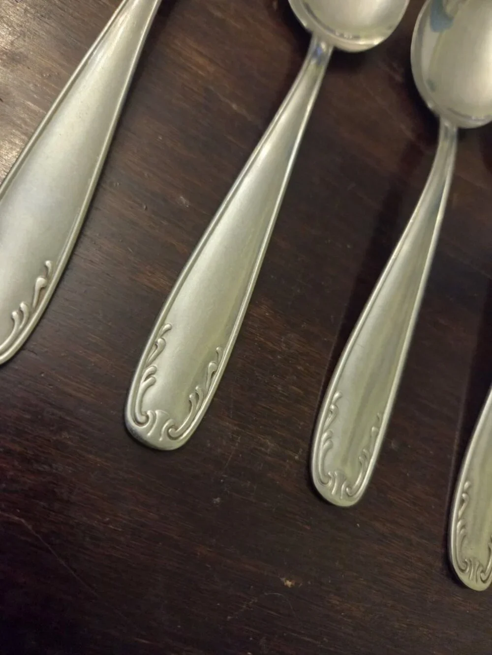 Set 6 Tablespoons Wusthof Hallmark Stainless Flatware Germany Spoons